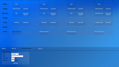 Schedule Image